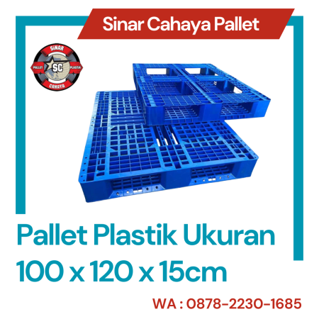 Pallet Plastik Ukuran 100 x 120
