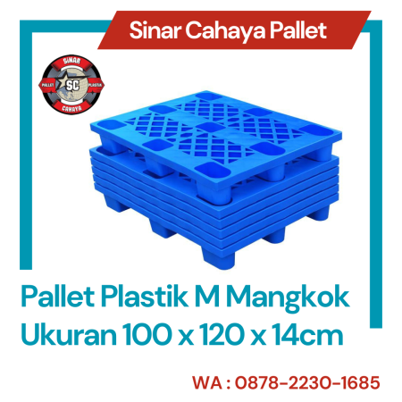 Pallet Plastik M Mangkok Uk 100x120x14cm